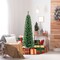 Pencil Christmas Tree with Memory Wire Branch Tips and Warm LED Lights